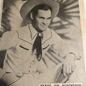 Texas Jim Robertson 1951 Magazine Ad Grand Guy Worlds Fair - Picture 1 of 8