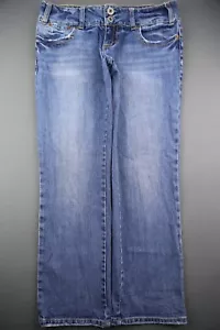 Vintage Women's American Eagle Jeans Low Rise Boot Cut Stretch Size 8 (31x26) - Picture 1 of 9