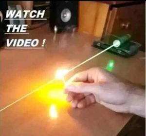 High-Power Green Burning Laser Light Pointer Pen Most Powerful Military Lazer - Picture 1 of 10