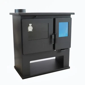 Verso CS Lite 7,7 kW Holzherd | Kaminofen mit Ofen - Links - Bild 1 von 6