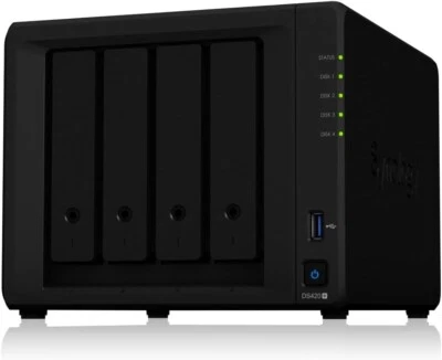 Synology DS420+ 48TB 4 Bay Desktop NAS Solution with 4x12TB Seagate IronWolf New - Image 1 of 4