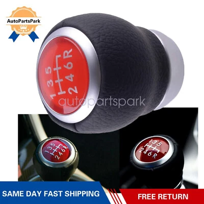 Pomo de cambio de marchas de 6 velocidades para Subaru Impreza WRX STI Outback Forester 2010-2018 Foto 1 de 4