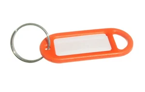 New 500 X Key Ring And Identity Card Tag Orange - Onestopdiy - HD - Picture 1 of 1