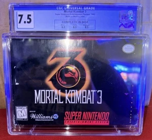 CGC GRADED  7.5 CIB Mortal Kombat 3 (Super Nintendo) - Picture 1 of 1