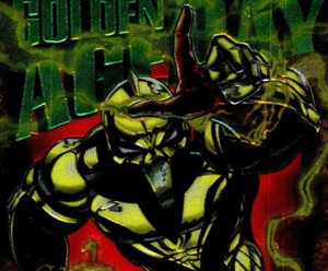 Golden Age Ray #56 DC Legends 95 Power Chrome Skybox Card