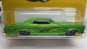 Hot Wheels 2007 LOWRIDERS `64 BUICK RIVIERA hellgrün mit gelb, schwarz HTF - Bild 1 von 5