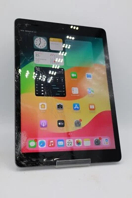 Apple iPad 7. Gen 2019 10,2 WiFi 32GB A2197 Space Grau Displayschaden #5281 - Bild 1 von 4