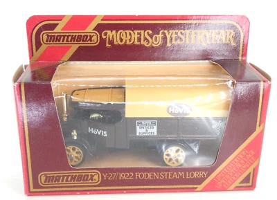 Matchbox Foden Steam Lorry Wagon Y-27 1922 C Type Toy Truck Model Box Vintage - Image 1 of 4