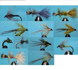 (060) 20 Mayfly Auswahl HANDGEBUNDENE FLIEGEN FORELLEN ANGELN FLIEGEN <>< <><<<>< - Bild 1 von 6