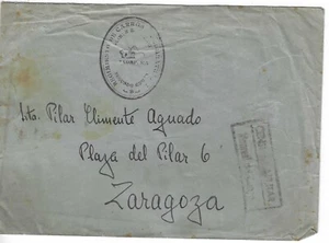 SPAIN "75" COVER "REG DE CARROS DE COMBATE" SPANISH CIVIL WAR - Picture 1 of 4