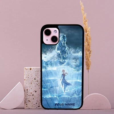Funda de goma de diseño congelado elegante para teléfono impresión personalizada iPhone y Samsung Foto 1 de 4