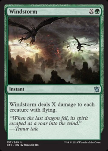 Windstorm ~ Near Mint Khans of Tarkir MTG Magic UltimateMTG Green Card - Image 1 of 1