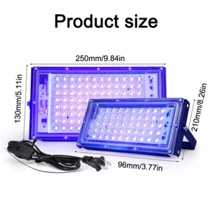 395nm UV Resin Curing Light 50W/100W LED SLA Print Solidify Photosensitive Lamp - Picture 1 of 23