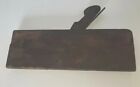 Antique Wood Plane JE Wright 3 Piece Hard Wooden Tool Signed