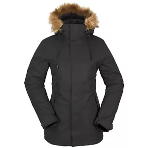 VOLCOM Womens 2023 Snowboard Snow - FAWN INSULATED JACKET - BLACK - Picture 1 of 3