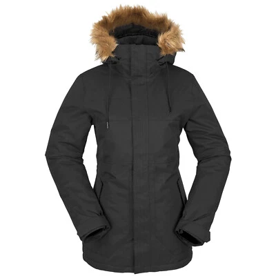 VOLCOM Womens 2023 Snowboard Snow - FAWN INSULATED JACKET - BLACK - Image 1 of 3
