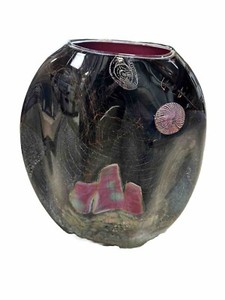 Chris Hawthawn Hand Blown Studio Art Glass 1995 Amorphic Rare HTF Ships Fast Now