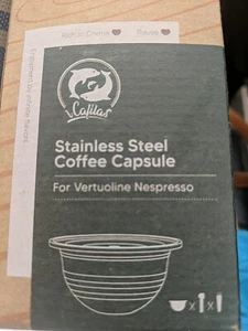 iCafilas StainlessSteel Reusable Coffee Capsule Nespresso Vertuoline NEW! - Picture 1 of 5
