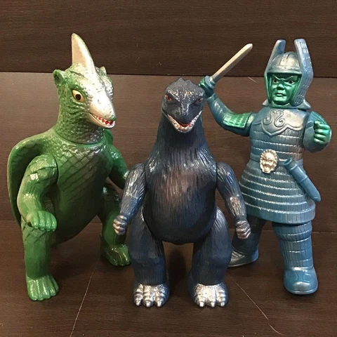 Marusan Godzilla Nitto Gappa Katana Sword Possess Daimajin Middle Size Sofubi Cover