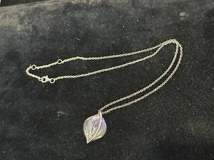 Colgante único de plata de ley con cadena ajustable de 18" de 7 gramos - Imagen 1 de 6