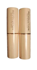 Neu Versiegelt 2er Pack Makeup Revolution Beauty Fast Base Stick Foundation F3 - Bild 1 von 3