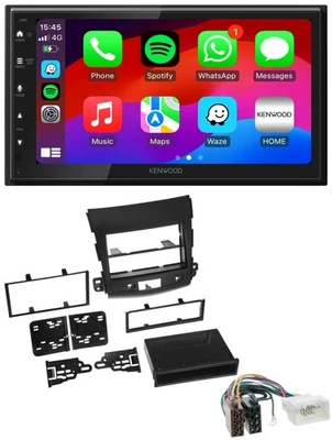 Kenwood MP3 USB DAB 2DIN Bluetooth Autoradio für Citroen C-Crosser Mitsubishi Ou - Bild 1 von 4