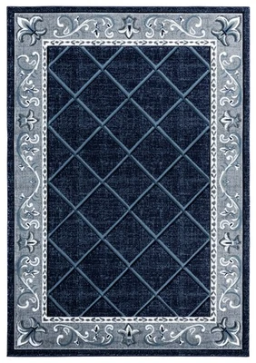 2x3 United Weavers Blue Geometric Diamonds 2050 10964 - Aprx 1' 10" x 2' 8" - Image 1 of 2