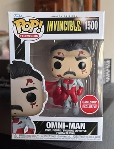 Funko Pop! TV: OMNI-MAN (Bloody Variant) #1500 Invincible Gamestop Exclusive - Picture 1 of 6