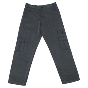 Comme des Garcons BLACK CDG Stitch Cargo Trouser Size XXL Gray Made in Japan - Picture 1 of 7