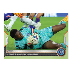 2022 Topps Now MLS 90 NYFC 6 STRAIGHT SHOUTOUTS IN HAND