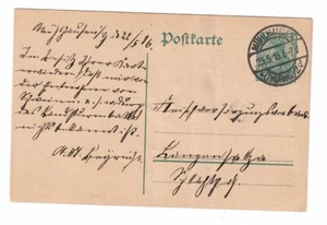 A 239 - 1916 GA DR. 5 Pfg. Mühlhausen / Thür. n. Langensalza - Bild 1 von 2