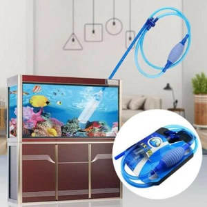 Large Aquarium Fish Tank Gravel Cleaner Syphon Vacuum Water Changer Siphon Hose - Picture 1 of 12