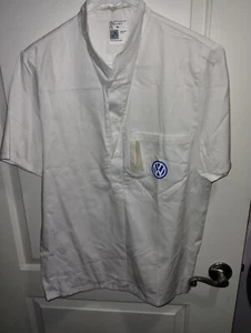 NWT Official Volkswagen German Factory White Work Shirt Profil L 44 Collector - Picture 1 of 5