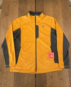 NWT North Face 100WT Cinder Full Zip Jacket Men’s XL Citrine Yellow Zip Pockets - Picture 1 of 13