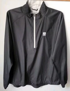 PETER MILLAR Size XL Mens 1/4 Zip Golf Wind Shirt Pull Over Navy Light Weight - Picture 1 of 7