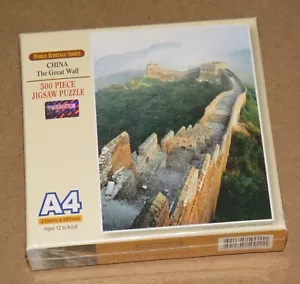 World Heritage Serie Die Chinesische Mauer 500 kleine Teile Mini Puzzle 11x8 - Bild 1 von 5