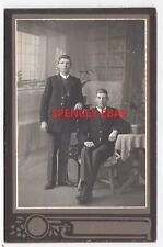Cabinet Photo Two Well dressed Young Men by Oates Kapunda South Australia c1905
