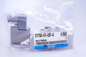 SMC SY7120-5Y-02F-Q elettrovalvola SY7000 IMBALLO ORIGINALE, NUOVO - Foto 1 di 3