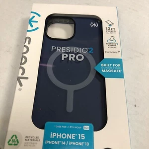 Blue iPhone 15 Case MagSafe - Slim Phone Case iPhone Blue PHONE 15 14 13 - Picture 1 of 10