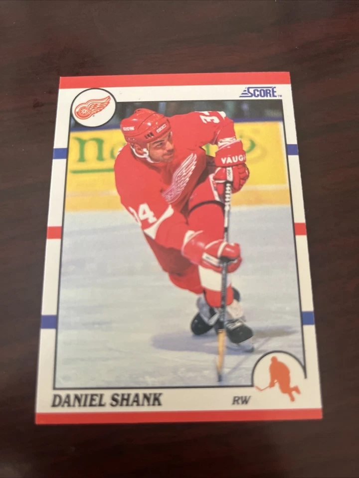 1990 Score Daniel Shank #377 Detroit Red Wings RC Rookie - Image 1 of 1