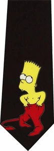 BART SIMPSON TEUFEL ANZUG NEUHEIT KRAWATTE - Bild 1 von 1