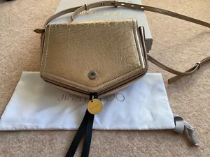 New Jimmy Choo Gold Handbag - Picture 1 of 8