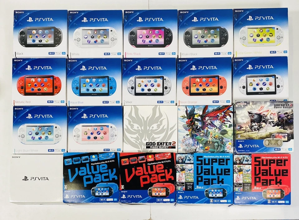 PS Vita 2000 Console PCH-2000 Various Color Manual Box Battery Chager (Good) - image 1 of 1