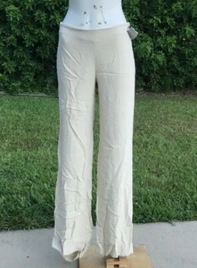 PANTALONE CASUAL VALENTINO COLORE CREMA CHIARO FIOCCO VITA RETRO DETTAGLIO TG 6 MADE IN ITALY - Foto 1 di 11