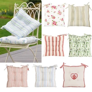 Waterproof Chair Kitchen Seat Pad Thick Tie On Garden Patio Furniture Cushions - Picture 1 of 37