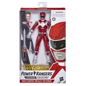 Power Rangers Lightning Collection Mighty Morphin "Metallic" Red Ranger - Picture 1 of 6