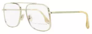 Victoria Beckham Navigator Eyeglasses VB221 715 Light Gold 55mm 221 - Picture 1 of 2