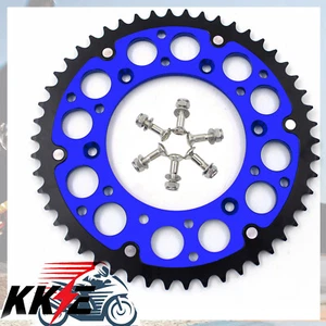 REAR BLUE HYBRID 49T SPROCKET FIT SUZUKI RM125 RM250 DRZ400E/S/SM RMZ250 RMZ450 - Picture 1 of 12