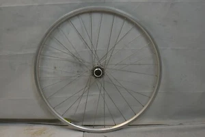 High Flange Disc 700c Front Road Wheel & Hub Silver OLW100 32S 13mm AV - Picture 1 of 9