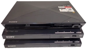 Reproductores de DVD Sony 3 unidades no probadas BDP-S1200 DVP-SR760H negro repuestos y reparaciones - Imagen 1 de 6